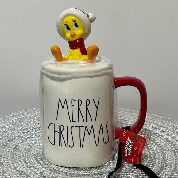 Rae Dunn Tweety Bird Mug with Topper NWT - Picture 1 of 10